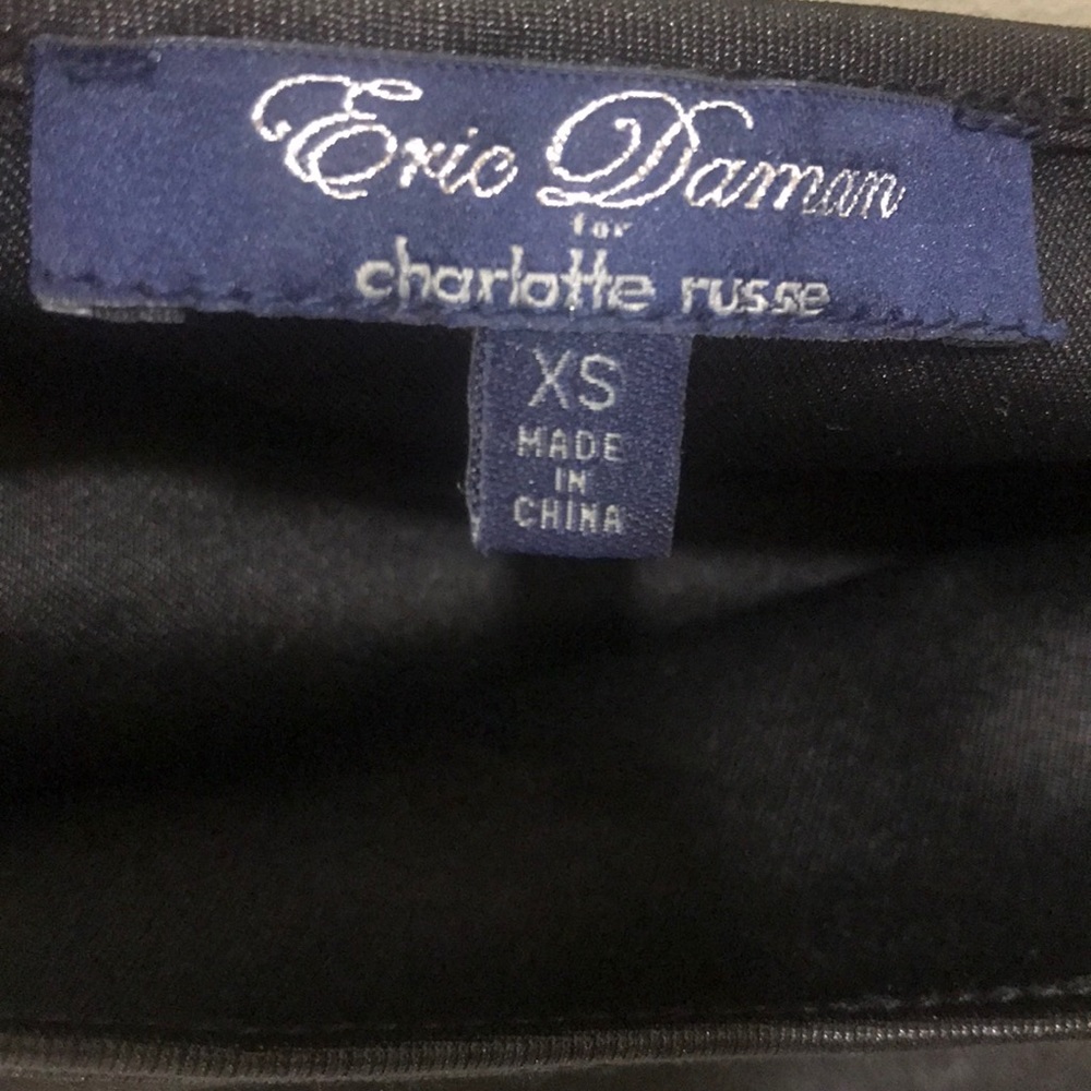 Eric Daman by Charlotte Russe One Sleeve Dress Xs - Picture 3 of 8